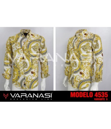 CAMISA CABALLERO MANGA LARGA VARANASI