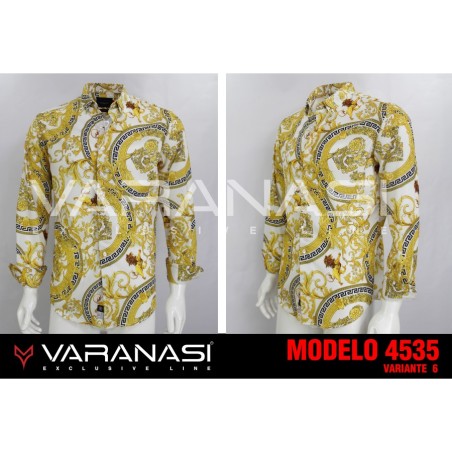 CAMISA CABALLERO MANGA LARGA VARANASI