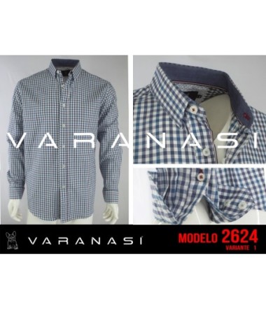 CAMISA CABALLERO MANGA LARGA VARANASI