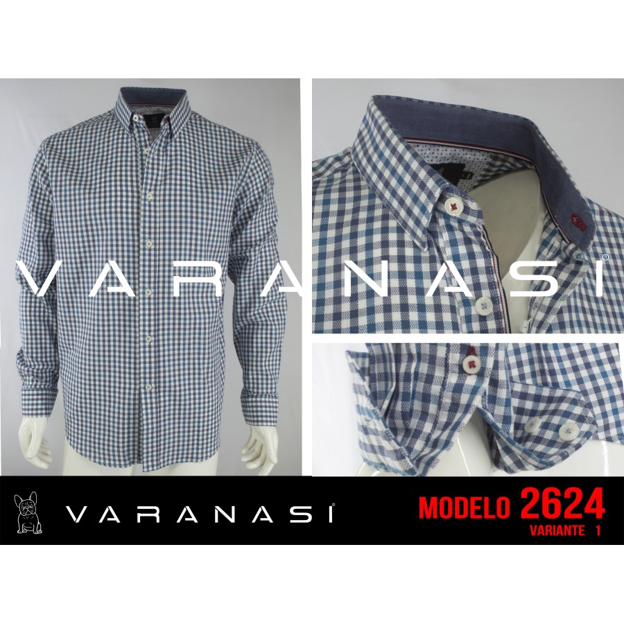 CAMISA CABALLERO MANGA LARGA VARANASI