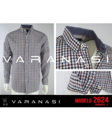 CAMISA CABALLERO MANGA LARGA VARANASI
