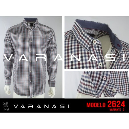 CAMISA CABALLERO MANGA LARGA VARANASI