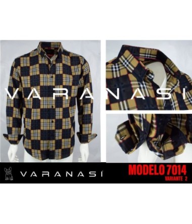 CAMISA CABALLERO MANGA LARGA VARANASI