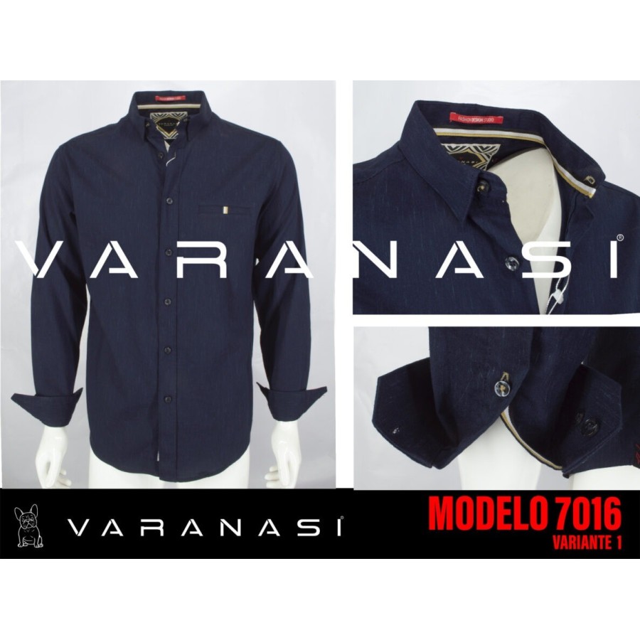 CAMISA CABALLERO MANGA LARGA VARANASI