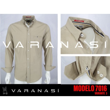 CAMISA CABALLERO MANGA LARGA VARANASI
