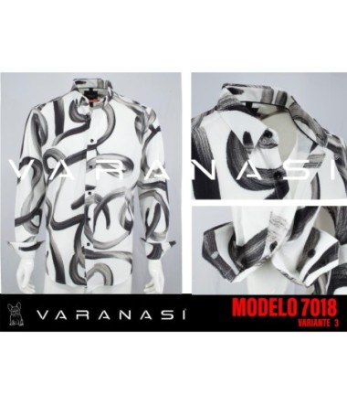 CAMISA CABALLERO MANGA LARGA VARANASI