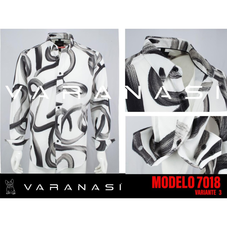 CAMISA CABALLERO MANGA LARGA VARANASI