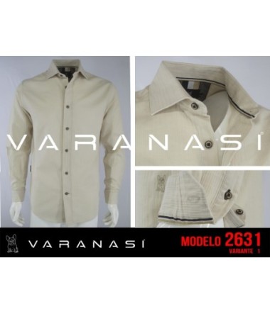 CAMISA CABALLERO MANGA LARGA VARANASI