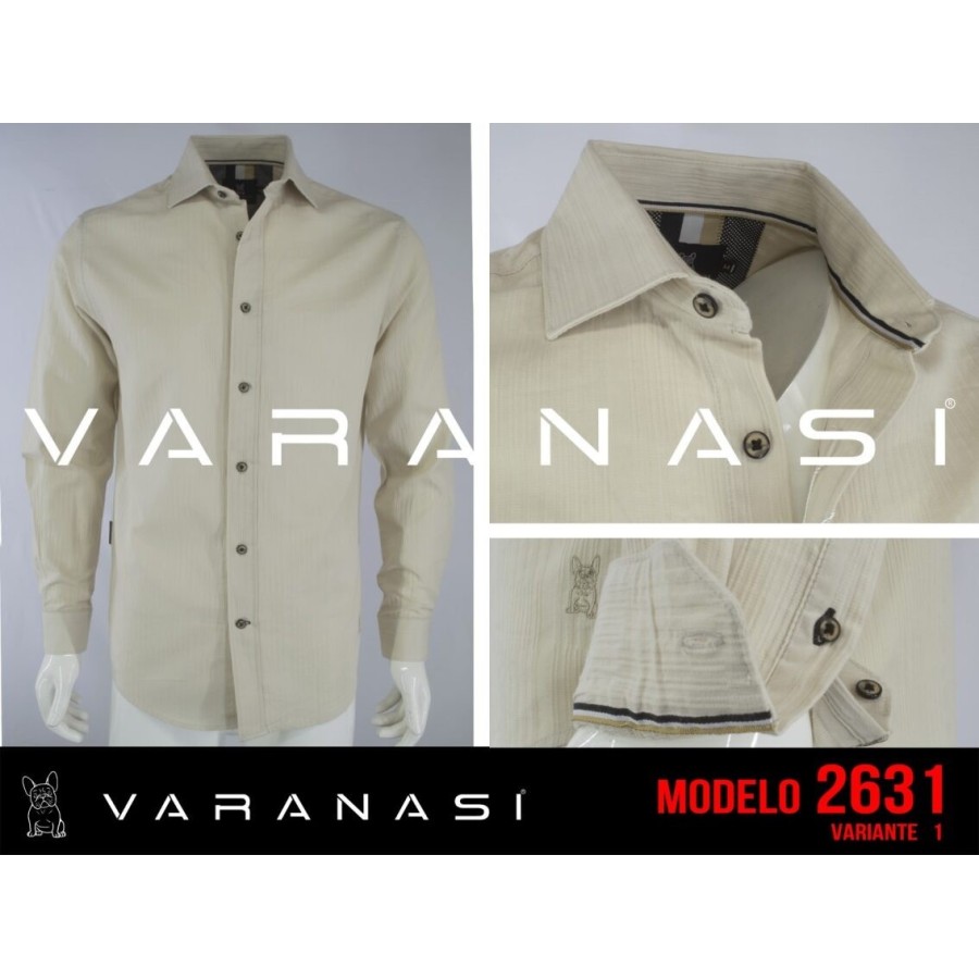 CAMISA CABALLERO MANGA LARGA VARANASI