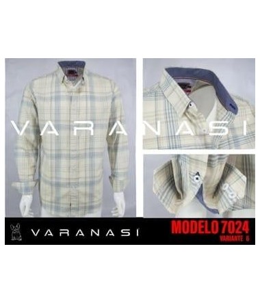 CAMISA CABALLERO MANGA LARGA VARANASI