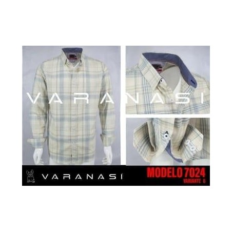 CAMISA CABALLERO MANGA LARGA VARANASI