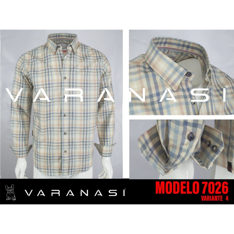 CAMISA CABALLERO MANGA LARGA VARANASI
