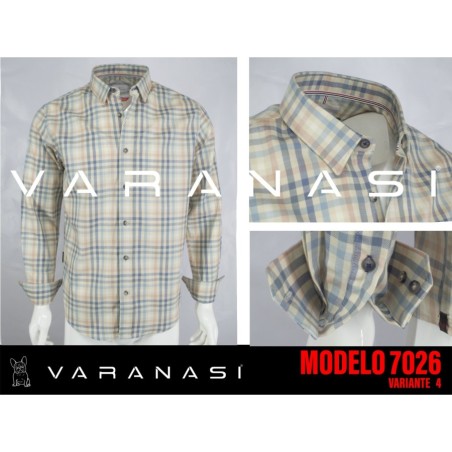 CAMISA CABALLERO MANGA LARGA VARANASI