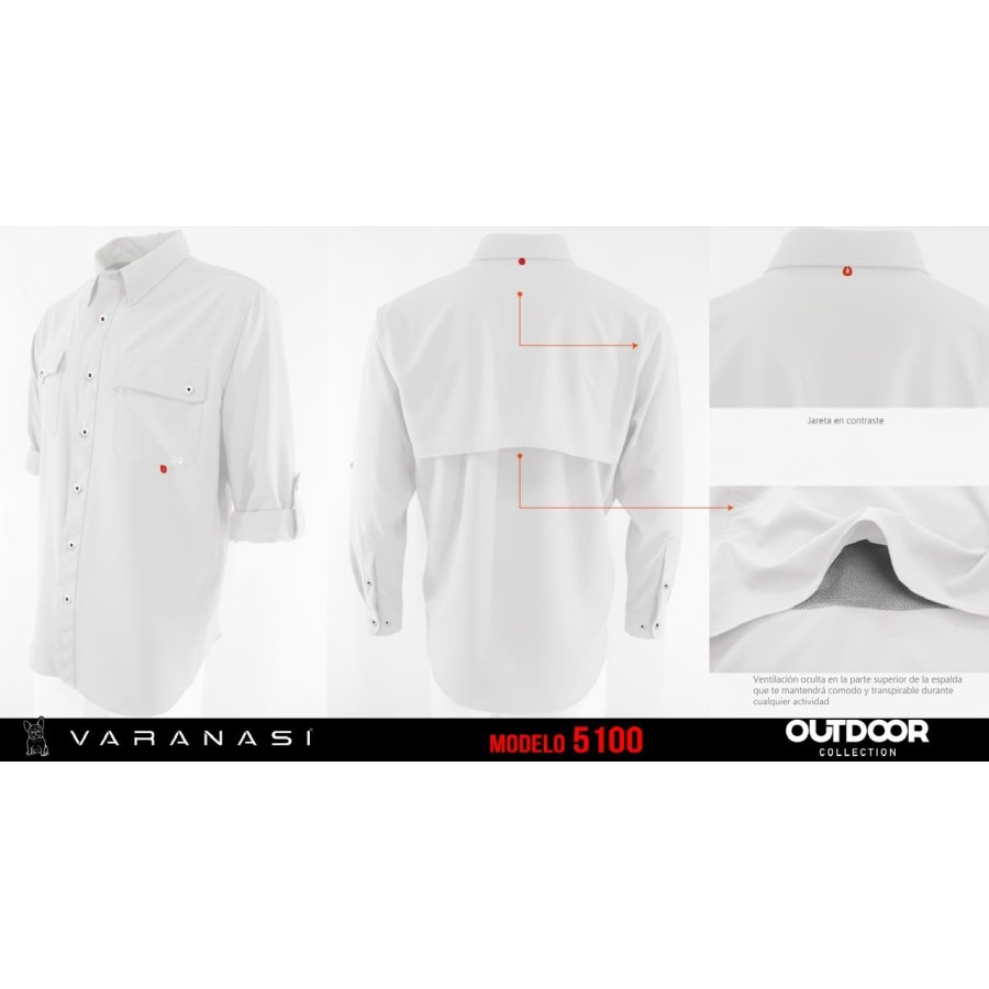 CAMISA OUTDOOR DRYFIT MANGA LARGA