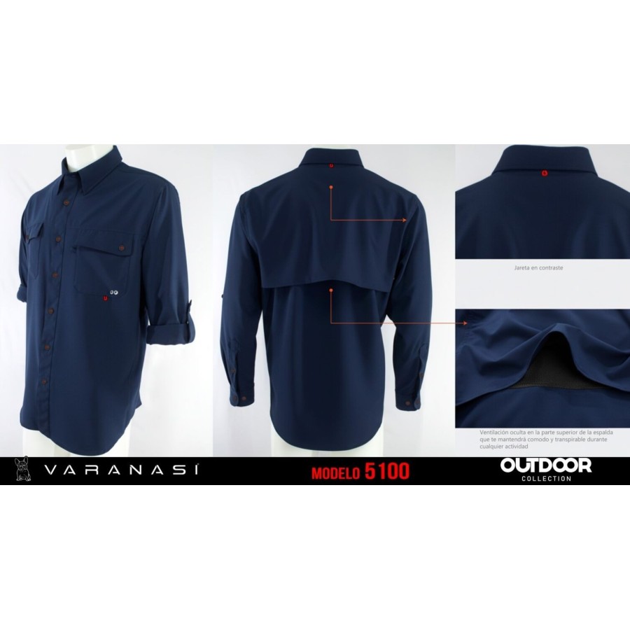 CAMISA OUTDOOR DRYFIT MANGA LARGA