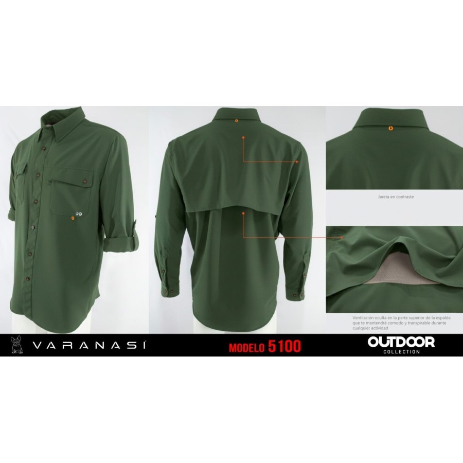 CAMISA OUTDOOR DRYFIT MANGA LARGA