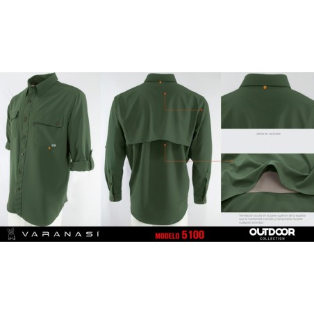 CAMISA OUTDOOR DRYFIT MANGA LARGA