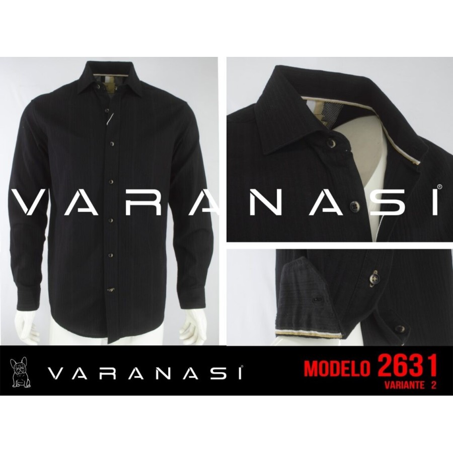 CAMISA CABALLERO MANGA LARGA VARANASI