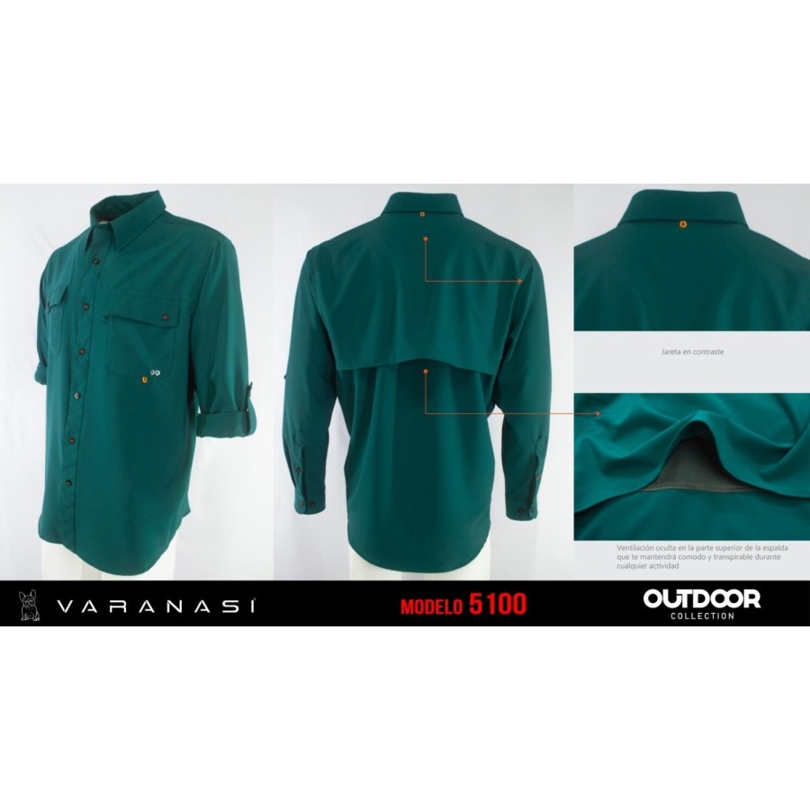 CAMISA OUTDOOR DRYFIT MANGA LARGA