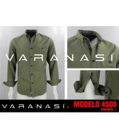 CAMISA FRANELA MANGA LARGA VARANASI