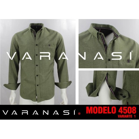 CAMISA FRANELA MANGA LARGA VARANASI