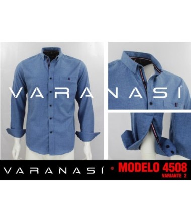 CAMISA FRANELA MANGA LARGA VARANASI