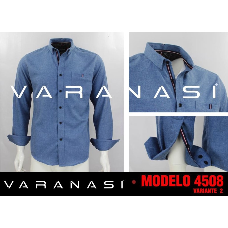 CAMISA FRANELA MANGA LARGA VARANASI