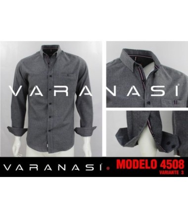 CAMISA FRANELA MANGA LARGA VARANASI