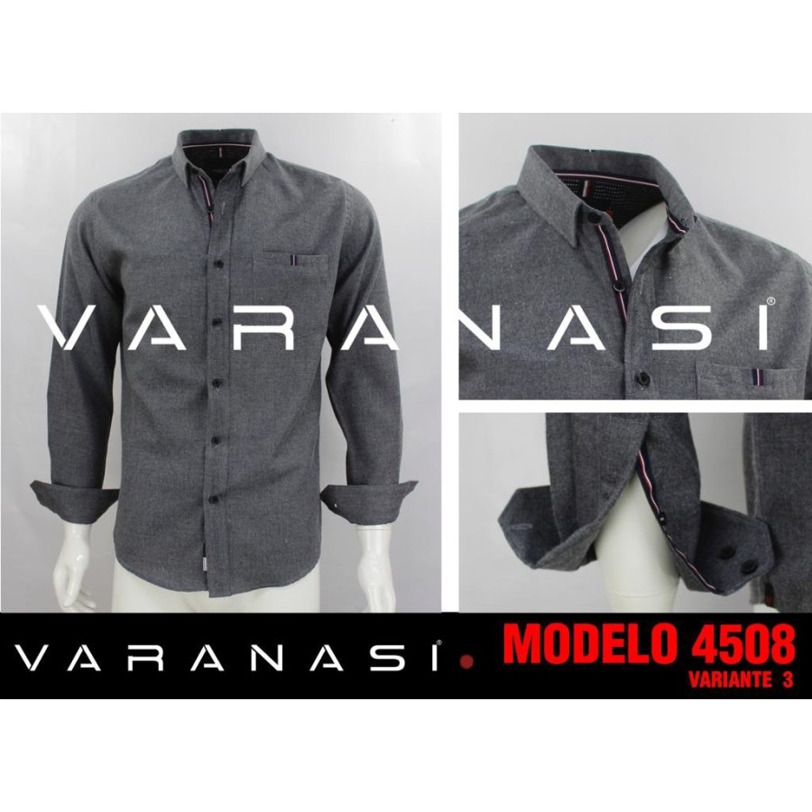 CAMISA FRANELA MANGA LARGA VARANASI