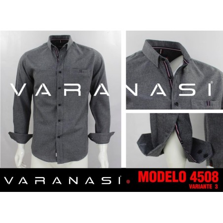 CAMISA FRANELA MANGA LARGA VARANASI