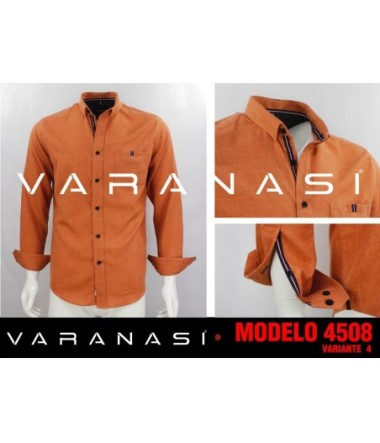 CAMISA FRANELA MANGA LARGA VARANASI