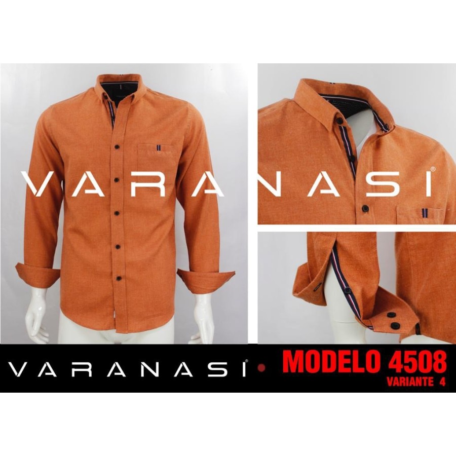 CAMISA FRANELA MANGA LARGA VARANASI