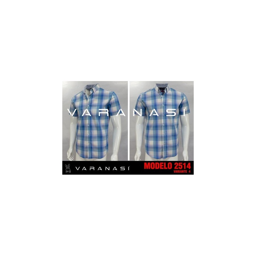 CAMISA CABALLERO MANGA CORTA VARANASI