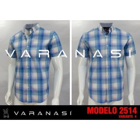 CAMISA CABALLERO MANGA CORTA VARANASI