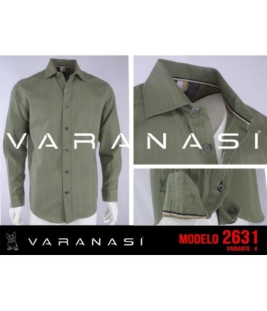 CAMISA CABALLERO MANGA LARGA VARANASI