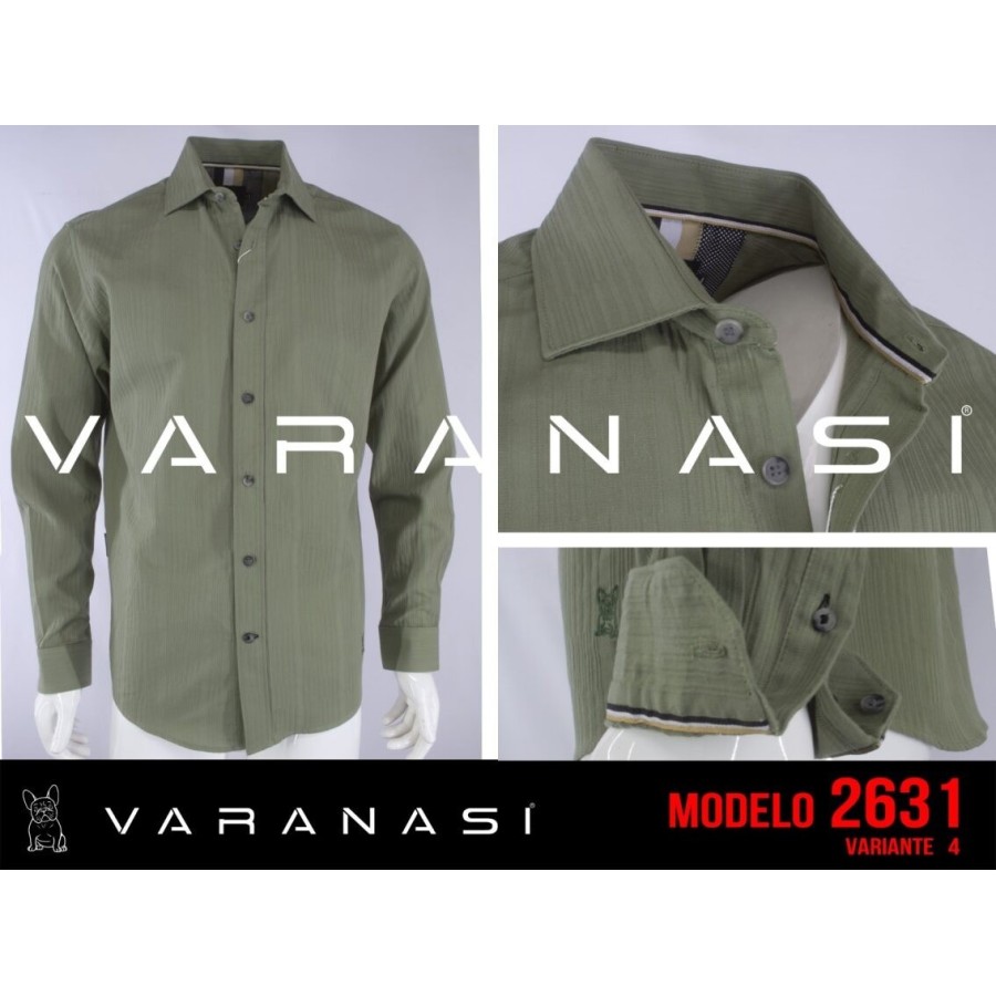 CAMISA CABALLERO MANGA LARGA VARANASI
