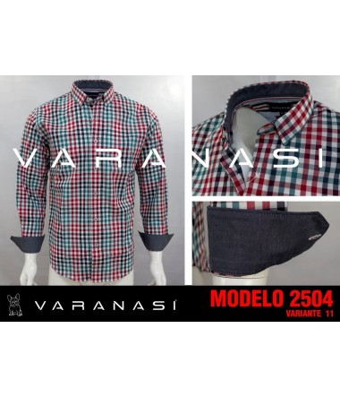 CAMISA CABALLERO MANGA LARGA VARANASI
