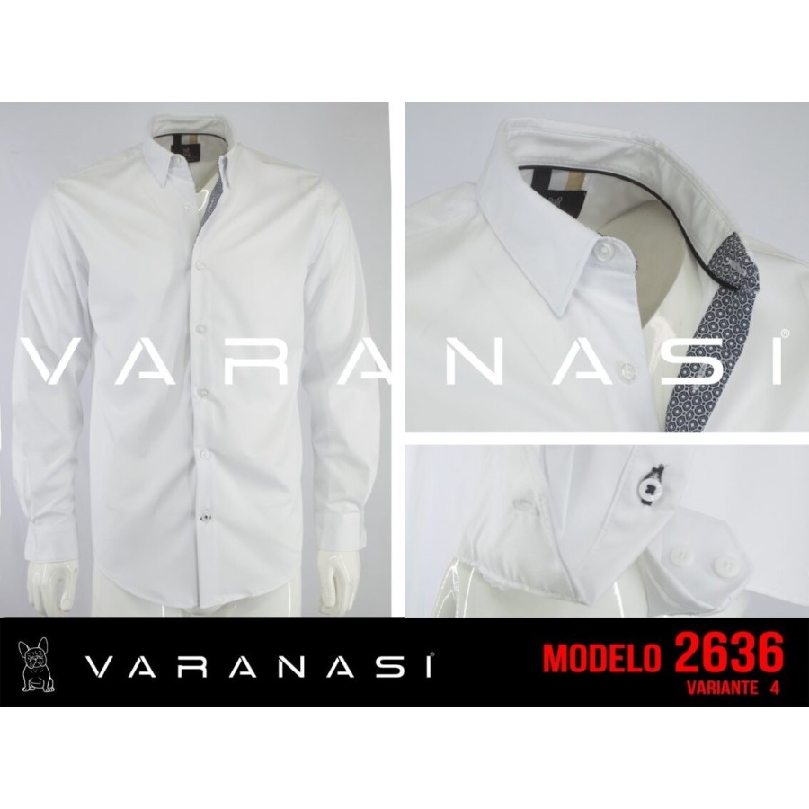 CAMISA CABALLERO MANGA LARGA VARANASI
