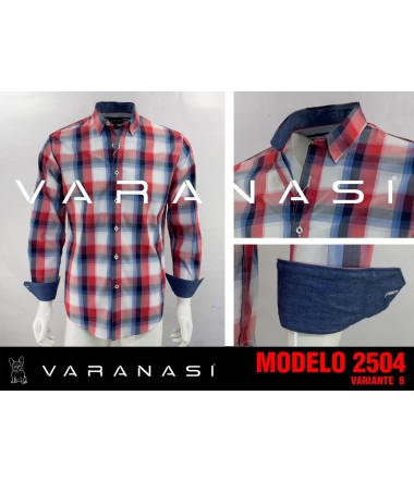 CAMISA CABALLERO MANGA LARGA VARANASI