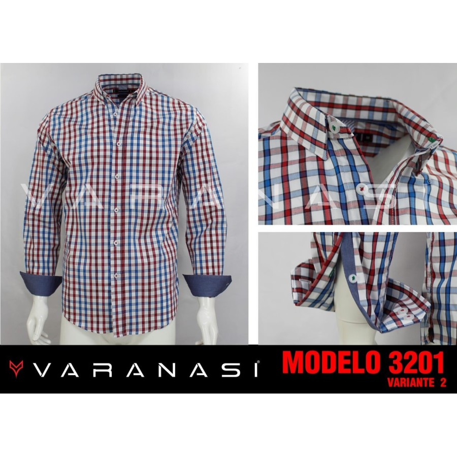 CAMISA CABALLERO MANGA LARGA VARANASI