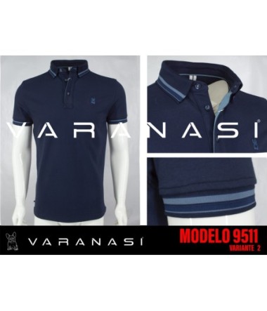 PLAYERA TIPO POLO CABALLERO VARANASI