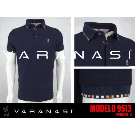 PLAYERA TIPO POLO CABALLERO VARANASI