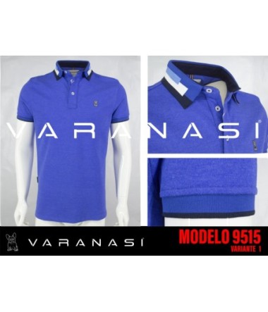 PLAYERA TIPO POLO CABALLERO VARANASI