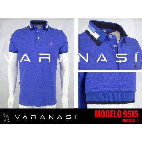 PLAYERA TIPO POLO CABALLERO VARANASI