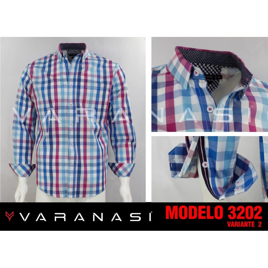 CAMISA CABALLERO MANGA LARGA VARANASI