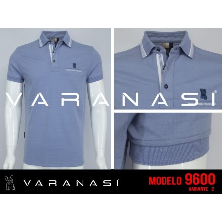 PLAYERA TIPO POLO CABALLERO VARANASI
