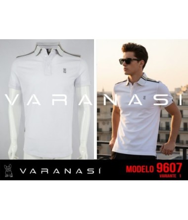 PLAYERA TIPO POLO CABALLERO VARANASI