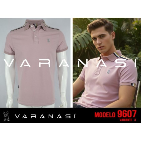 PLAYERA TIPO POLO CABALLERO VARANASI