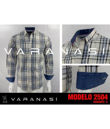 CAMISA CABALLERO MANGA LARGA VARANASI