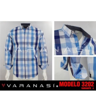 CAMISA CABALLERO MANGA LARGA VARANASI
